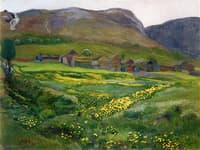 A June Night and Marsh Marigolds