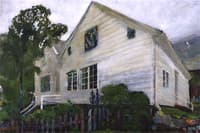 The Parsonage in the Rain