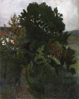 Autumn Dusk in the Garden