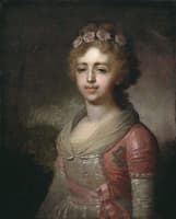 Portrait of Grand Duchess Alexandra Pavlovna