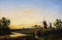 Landscape with Windmills