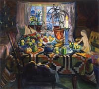 Interior Still Life: Christmas Morning