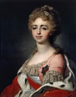 Portrait of Grand Duchess Alexandra Pavlovna