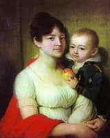 Portrait of a Woman and Child