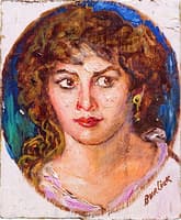 Girl with Red Lips