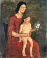 Thilde Hofer with Son Carlino