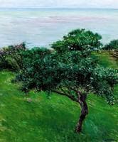 Apple Trees on edge of Sea, Trouville