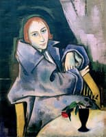 Girl with Blue Vase