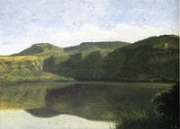 Lake Albano with Palazzolo
