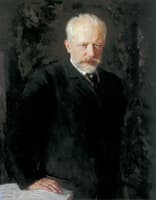 Portrait of Composer Pyotr Tchaikovsky