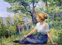 Girl in Cherokee Park