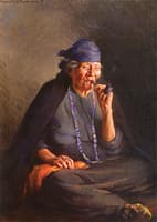 Woman Riding the Wind