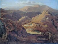 View into Mountains near Civitella
