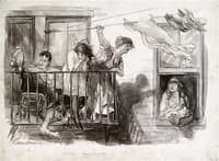 Family on Fire Escape