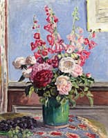 Bouquet of Roses and Digitalis