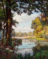 Summer View of a Forest Fen