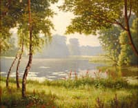 Landscape with a Pond