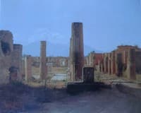 The Forum in Pompeii, Study