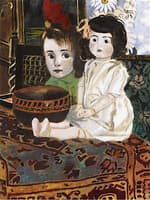 Girl with Doll in the Artist's Interior