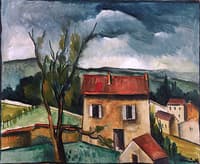 Landscape with Red Roofs