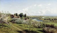 Apple Trees in Bloom