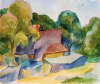 Landscape with Buildings