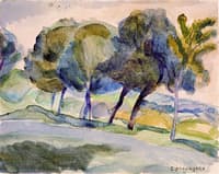 Landscape with Trees