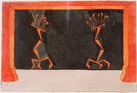 Stage design for Manuel de Falla's ballet El amor burjo