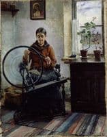 At the Spinning Wheel