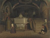 The Crypt in the Monastry of San Benedetto in Subiaco, Italy