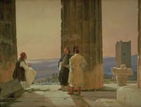View of the Temple of Athena on the Acropolis