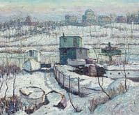 Boathouse, Winter, Harlem River