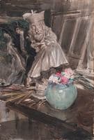 A Corner of the Artist's Studio with a Bust of Leopoldo de Medici