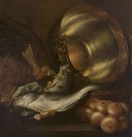 Still Life with Fish and a Copper Kettle