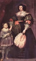 Portrait of Charlotte Butkens, Lady of Anoy, with Her Son