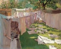 Wash Day - A Back Yard Reminiscence of Brooklyn