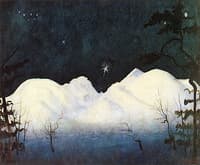 Winter Night in the Mountains