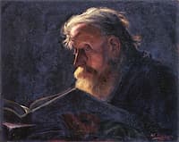 Old Man Reading