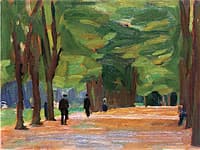 Avenue of Trees by the Rhine, Speyer (study)
