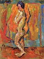 Standing Nude, Facing Left