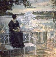 The Artist's Wife on the Terrace