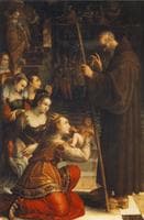 St Francis of Paola Blessing the Son of Louisa of Savoy