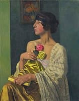The Woman with Roses