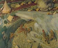 Irish Troops in the Judaean Hills Surprised by a Turkish Bombardment