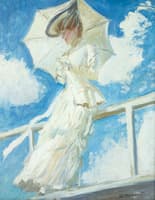 Portrait of Madame Helleu with Umbrella