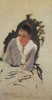 Portrait of Painter Maria Yakunchikova (study)