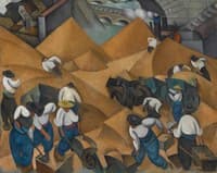 Shovelling Sand on the Seine