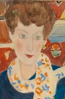 Portrait of a Lady in a Scarf