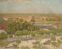 View of Madrid's North Train Station