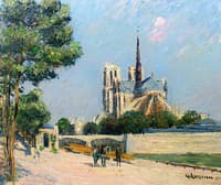 Notre-Dame de Paris, View from the Port de la Tournelle
